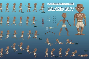 Island Boy Character Sprite