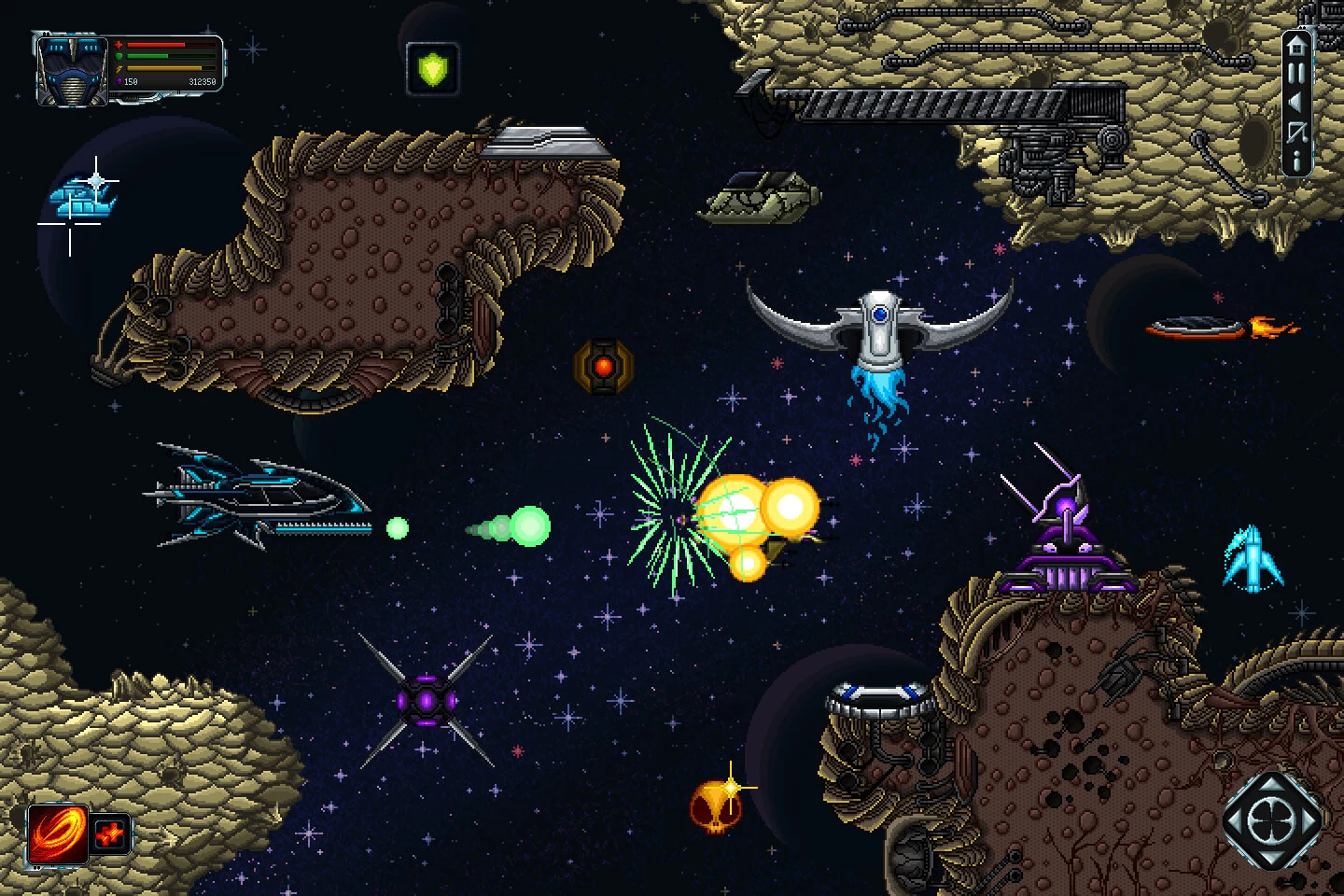 Space Shooter Creation Kit Pixel Art