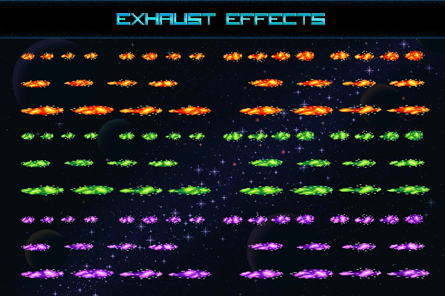 Space Shooter Creation Kit Pixel Art