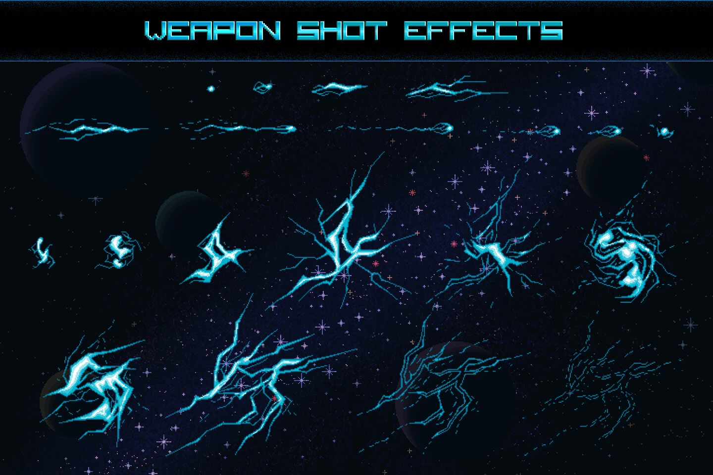 Space Shooter Creation Kit Pixel Art