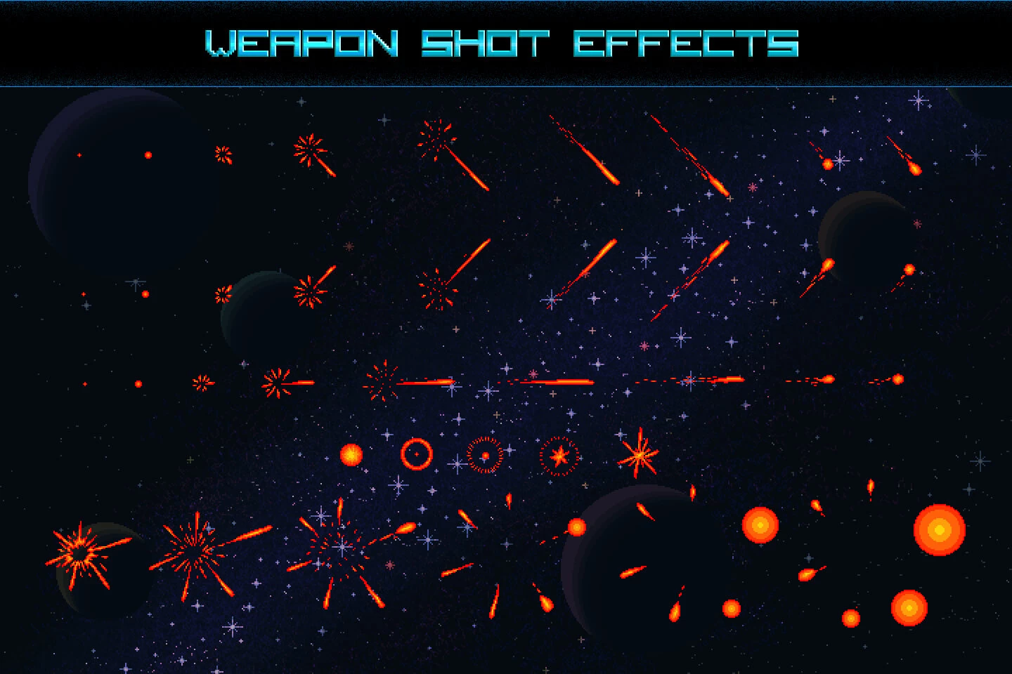 Space Shooter Creation Kit Pixel Art