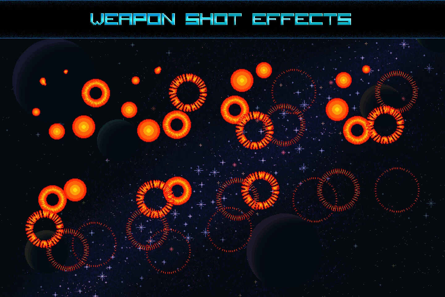 Space Shooter Creation Kit Pixel Art