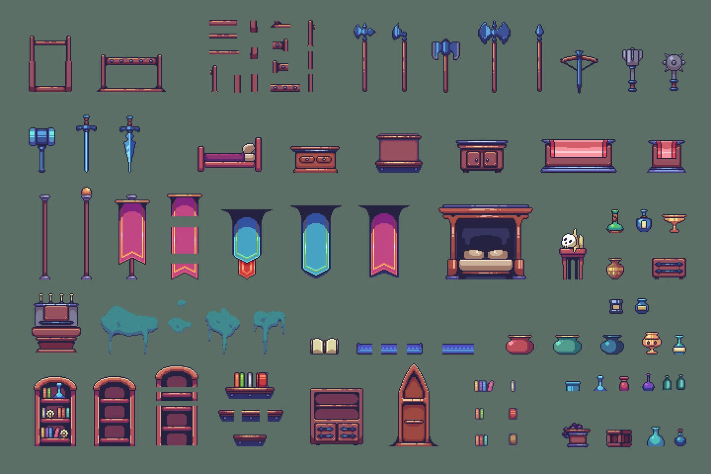 Medieval Pixel Art Tileset
