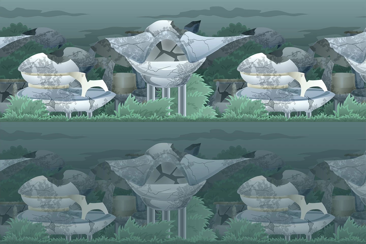 SCI-FI 2D Game Backgrounds