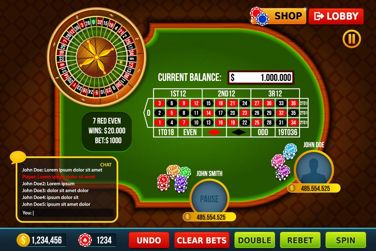 Roulette Game Kit