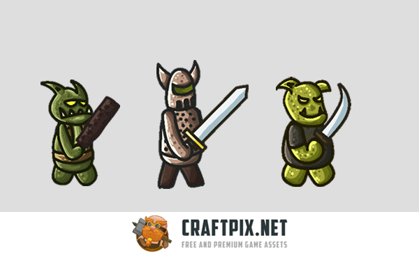 Monster Character 2D Sprites