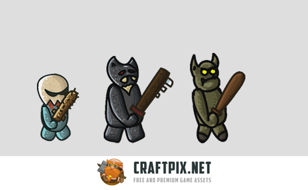 Monster Character 2D Sprites