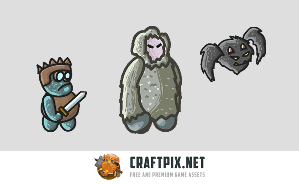 Monster Character 2D Sprites