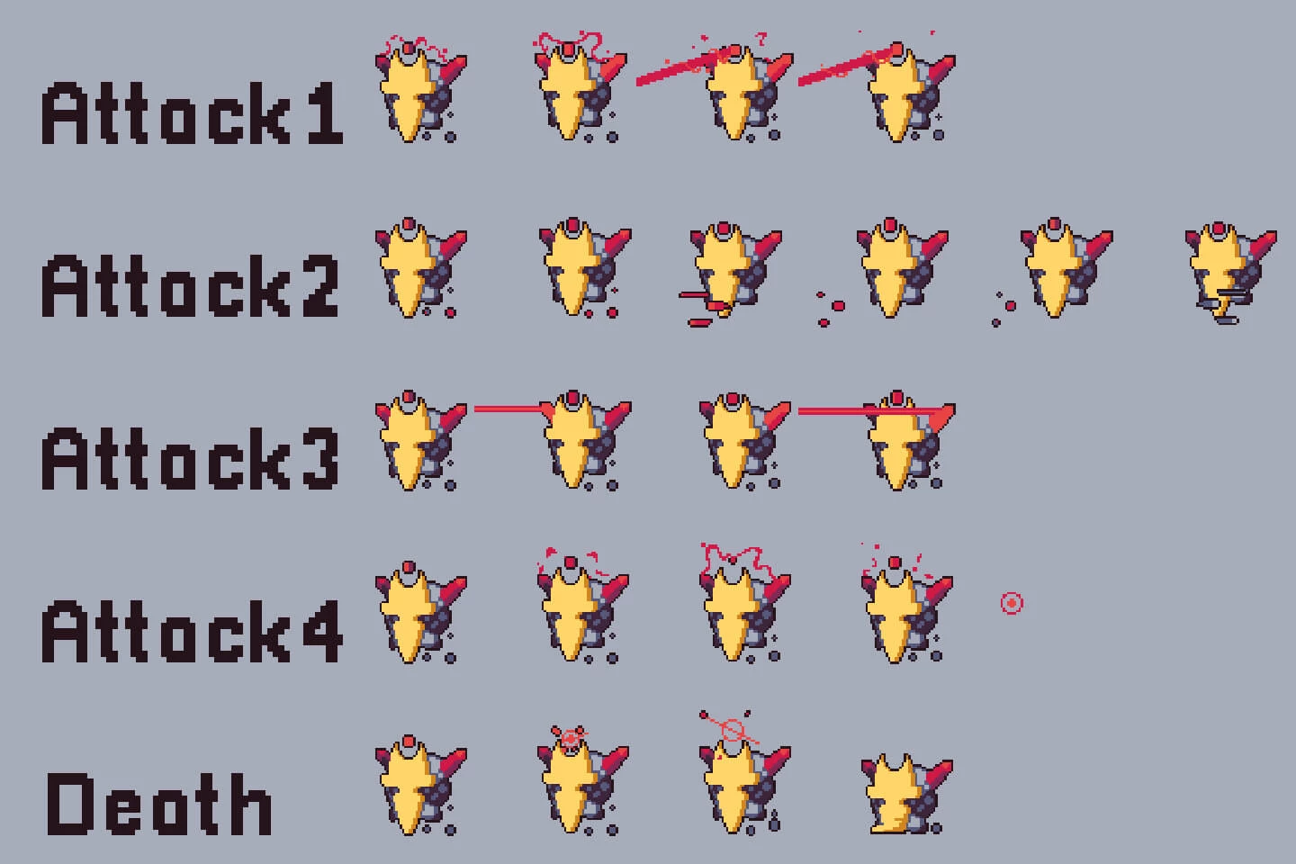 Ruin Bosses Pixel Art Character Pack