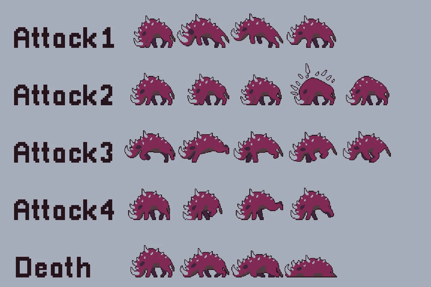 Ruin Bosses Pixel Art Character Pack
