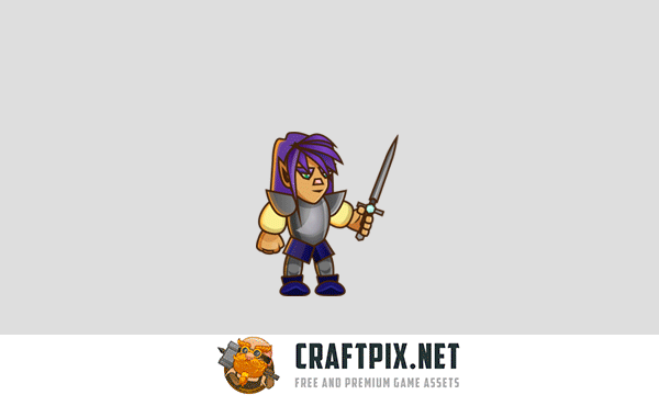 2D Game Elf Character Sprite