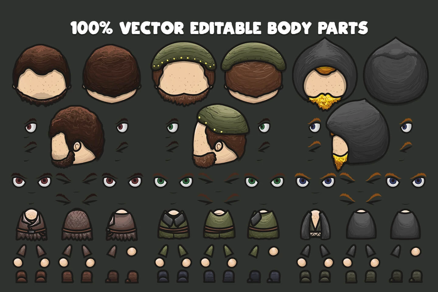 Citizen, Artist, Astrologer 4-Direction NPC Character Pack