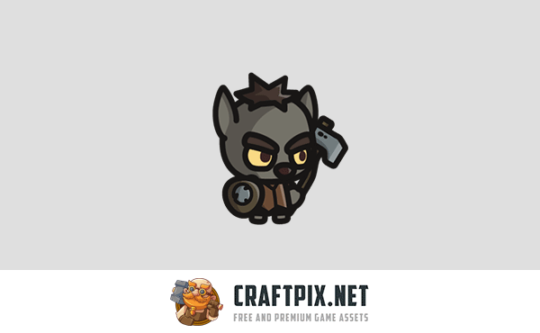 Gnoll Tiny Style 2D Character Sprites