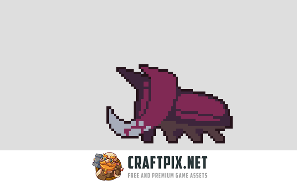 Field Bosses Platformer Pixel Art