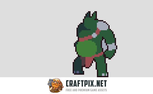 Field Bosses Platformer Pixel Art