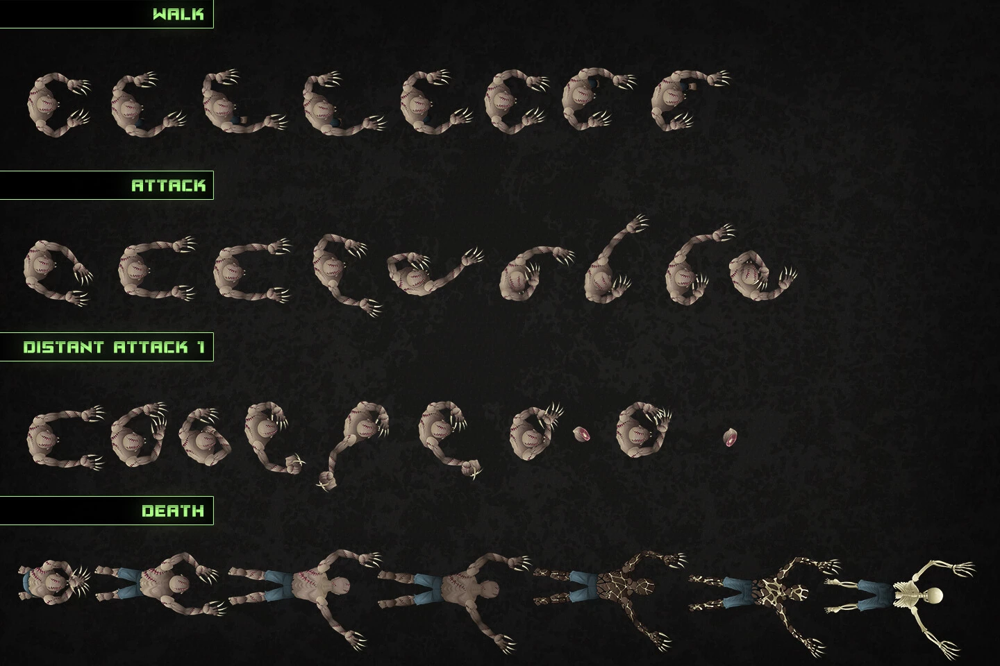 TDS Monster Character Sprites