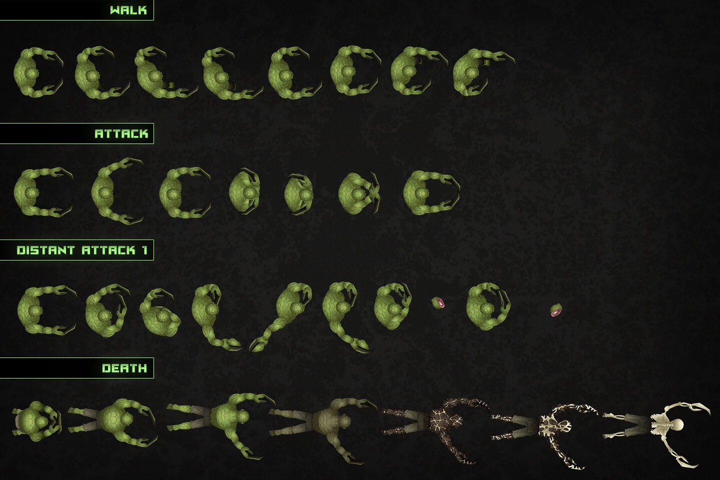 TDS Monster Character Sprites