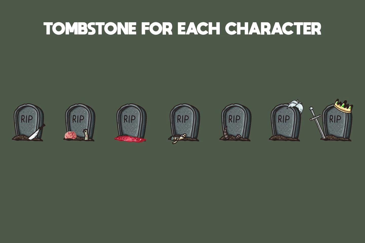 2D Fantasy Undead Warrior Character Sprites