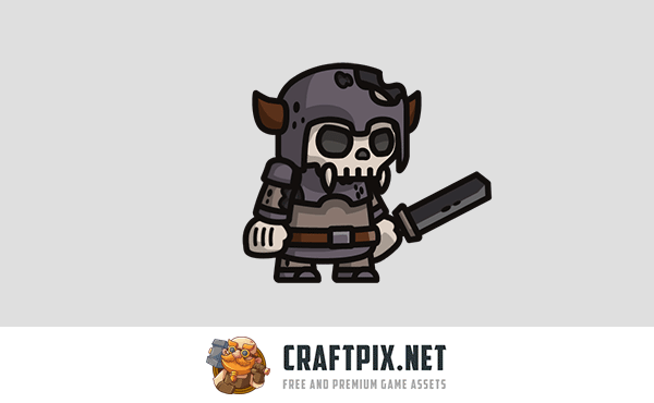 Giant Skeleton Tiny Style 2D Characters