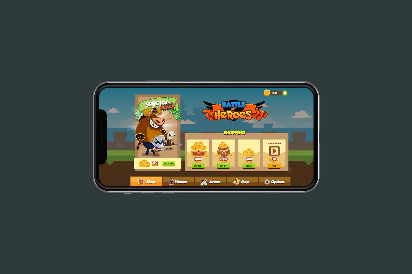 Battle of Heroes 2D Game Kit