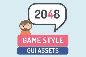 2048游戏素材包：矢量与PNG图形合集