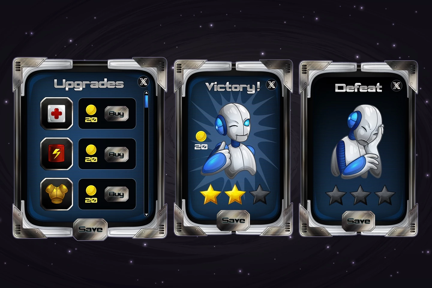 SCI-FI Robot GUI
