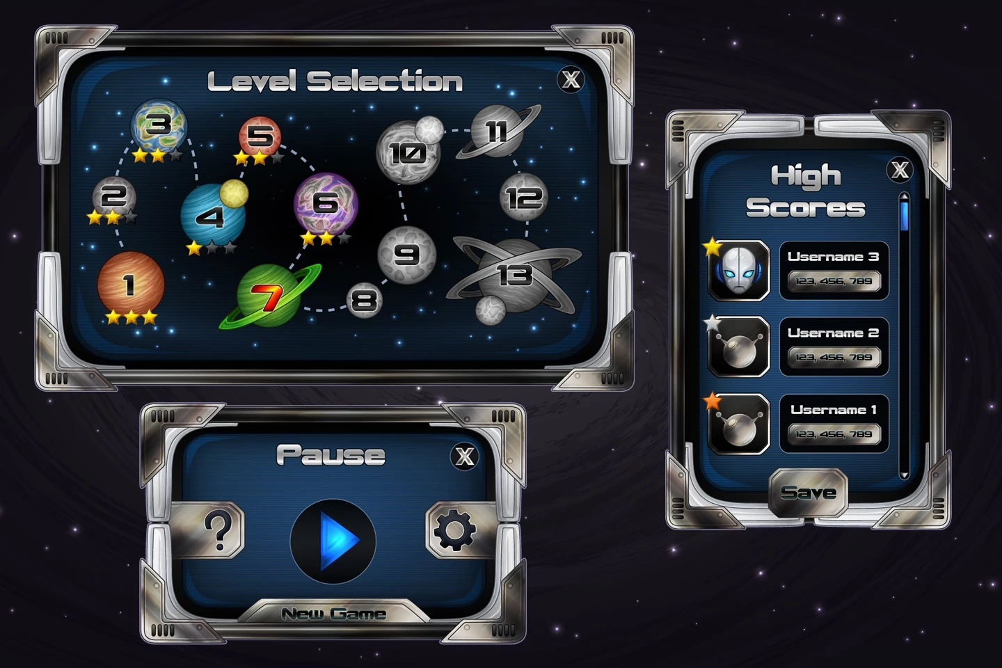 SCI-FI Robot GUI