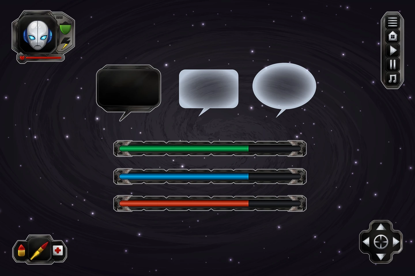 SCI-FI Robot GUI