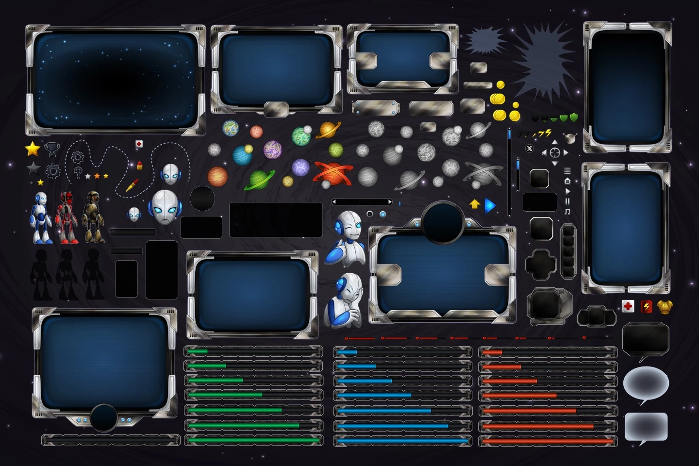 SCI-FI Robot GUI