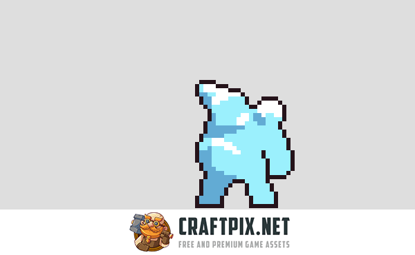 Snow Enemy Character Sprites Pixel Art