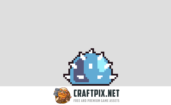 Snow Enemy Character Sprites Pixel Art