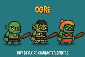 Ogre Tiny Style 2D角色精灵素材包