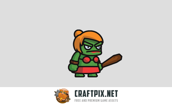 Ogre Tiny Style 2D Character Sprites