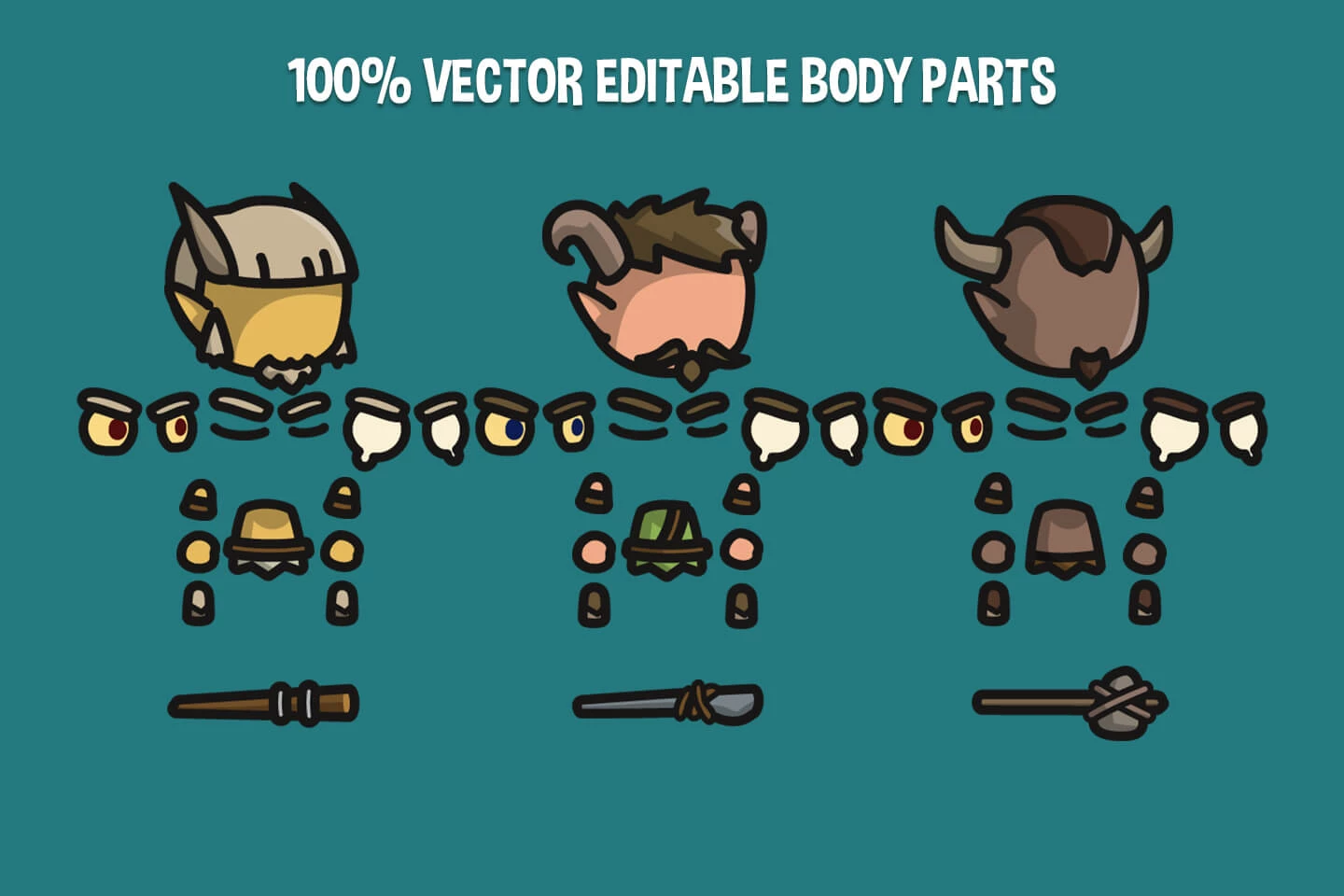 Satyr Tiny Style 2D Sprites