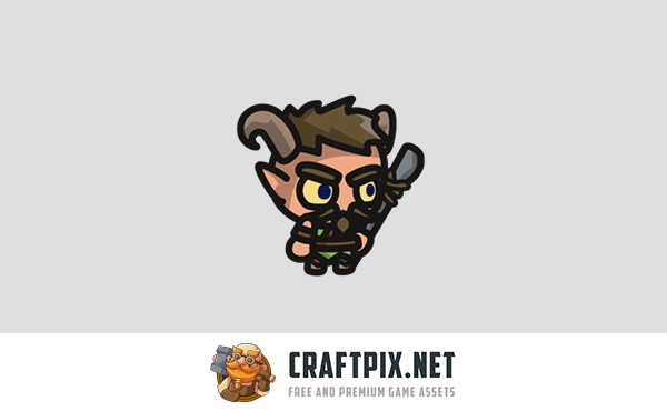 Satyr Tiny Style 2D Sprites