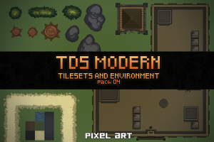 TDS Modern：俯视角瓦片集与环境素材包