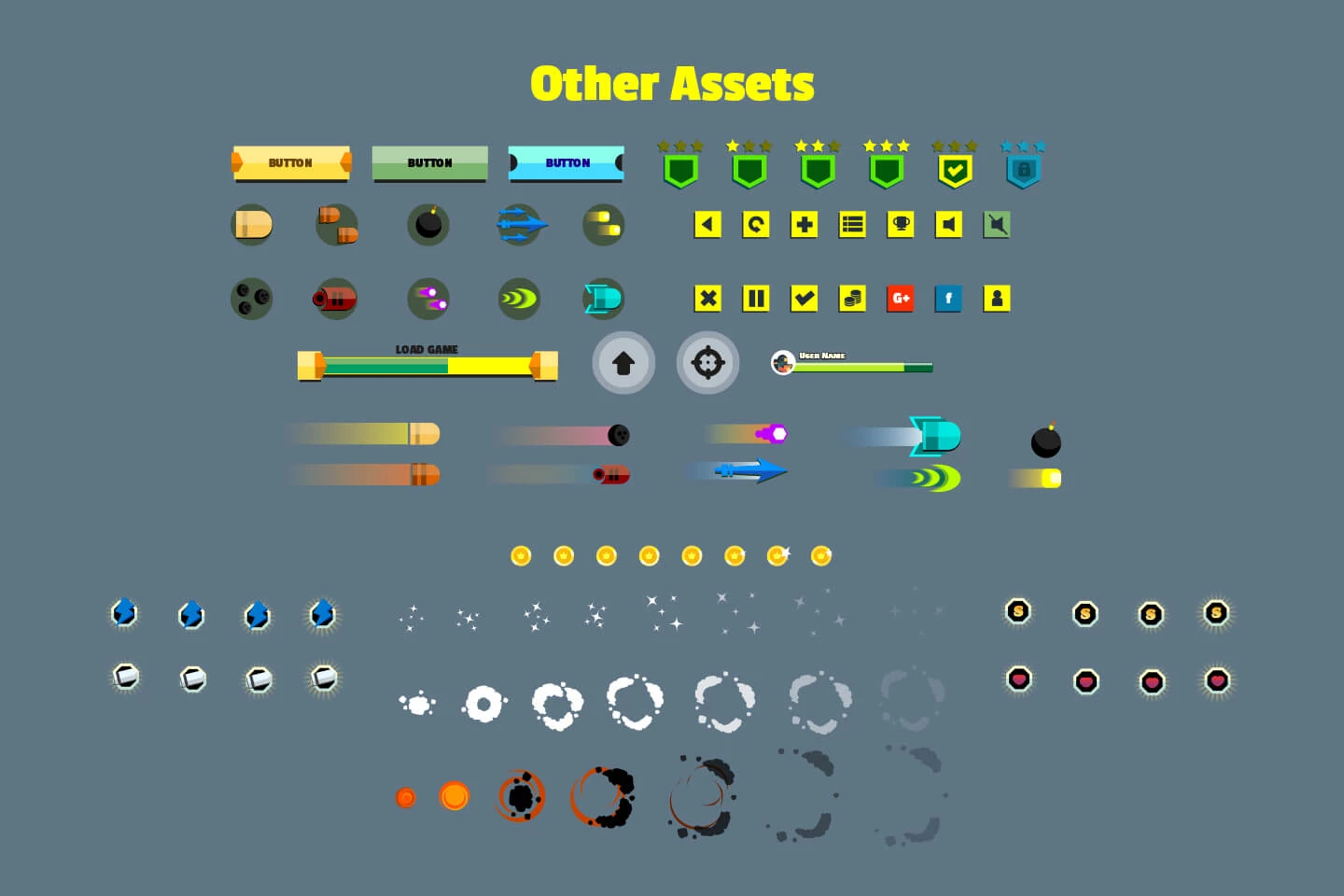 Jetpack Flat 2D Game Kit