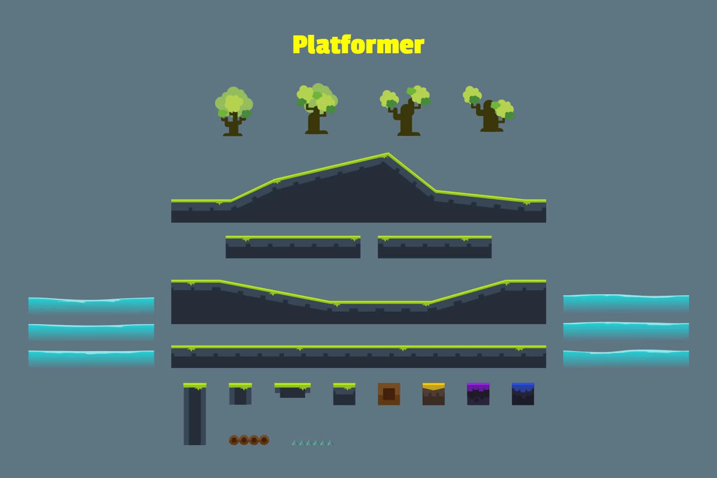 Jetpack Flat 2D Game Kit