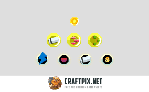 Jetpack Flat 2D Game Kit