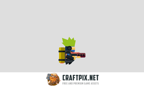 Jetpack Flat 2D Game Kit