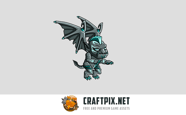 2D Fantasy Gargoyle Character Sprites