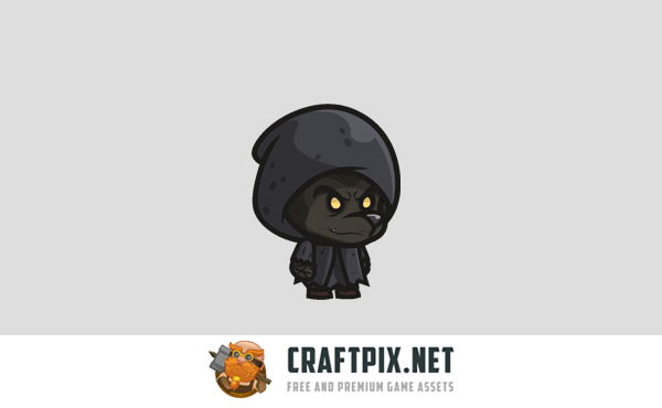 Gnoll Chibi 2D Game Sprites