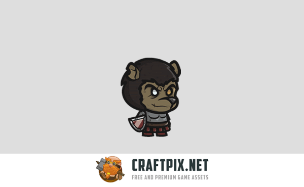 Gnoll Chibi 2D Game Sprites