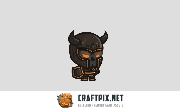 Demon of Darkness Chibi 2D Game Sprites