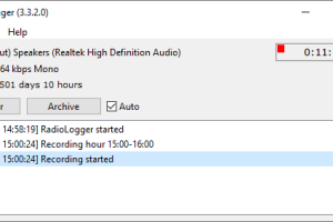 RadioLogger 4.1.5.0 x64 Multilingual 多语言电台录音软件下载