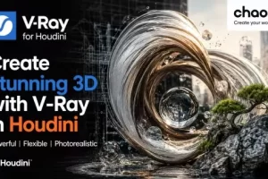 Chaos V-Ray 7 Update 4 for Houdini：AI材质与3DGS革命