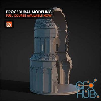 Church Ruins: Houdini Procedural Modeling Course