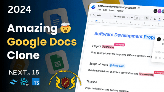 Code with Antonio – Build a Google Docs Clone