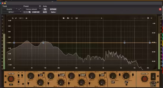Undertone Audio MPEQ-1 插件：顶级通道条与超级参数饱和均衡器