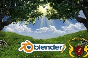 Blender几何节点入门教程：程序化植被散布与草地生成